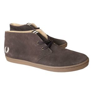 Fred Perry Mens Byron Mod Mid Suede Dessert Shoes
